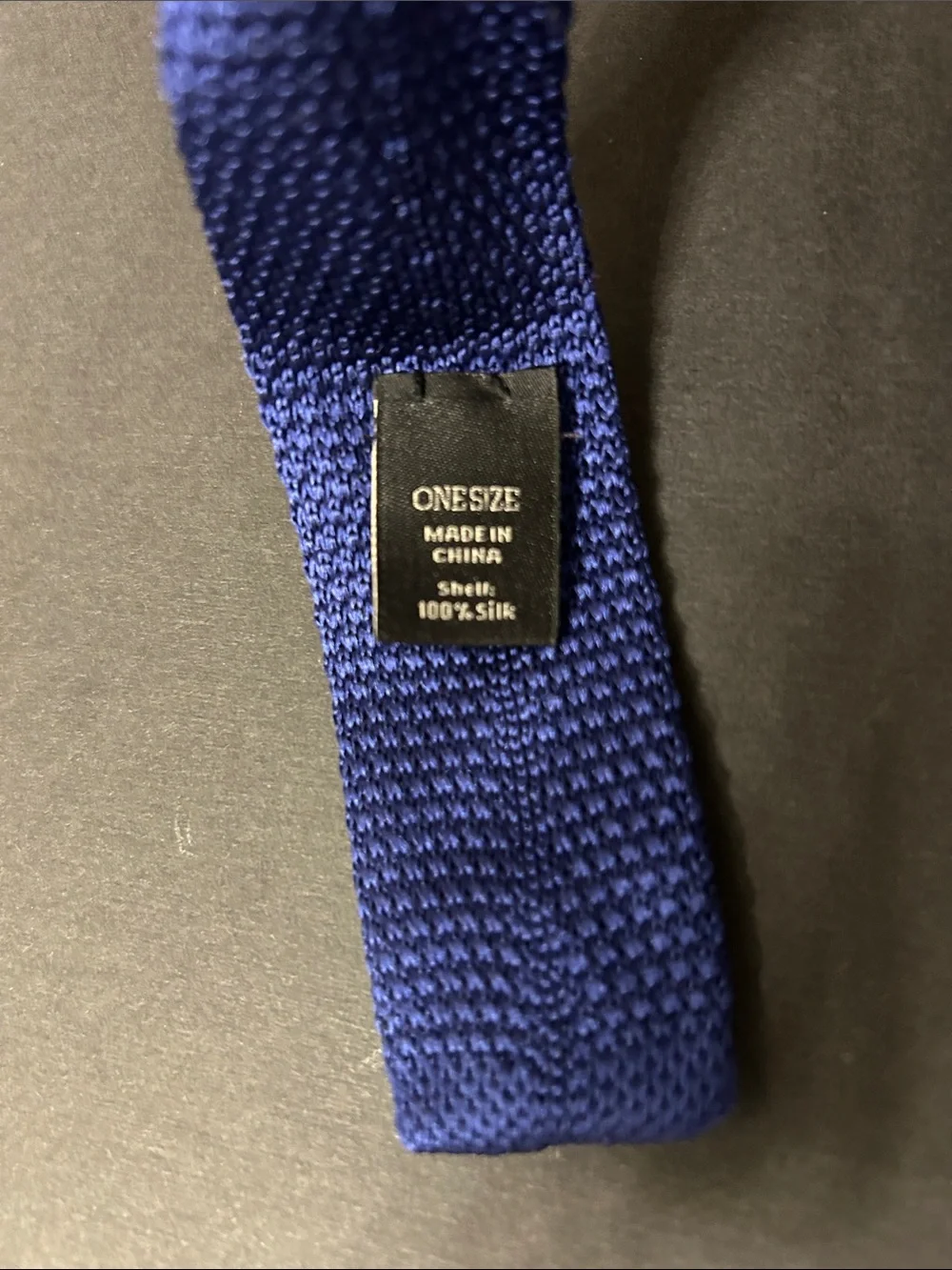 Banana Republic 100% Silk Classic Navy Knit Tie
